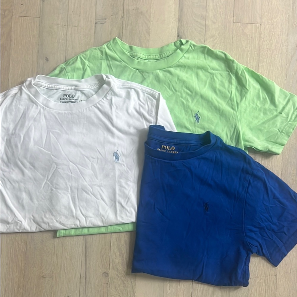 Polo by Ralph Lauren Kids' Tees - Green, Blue, and White